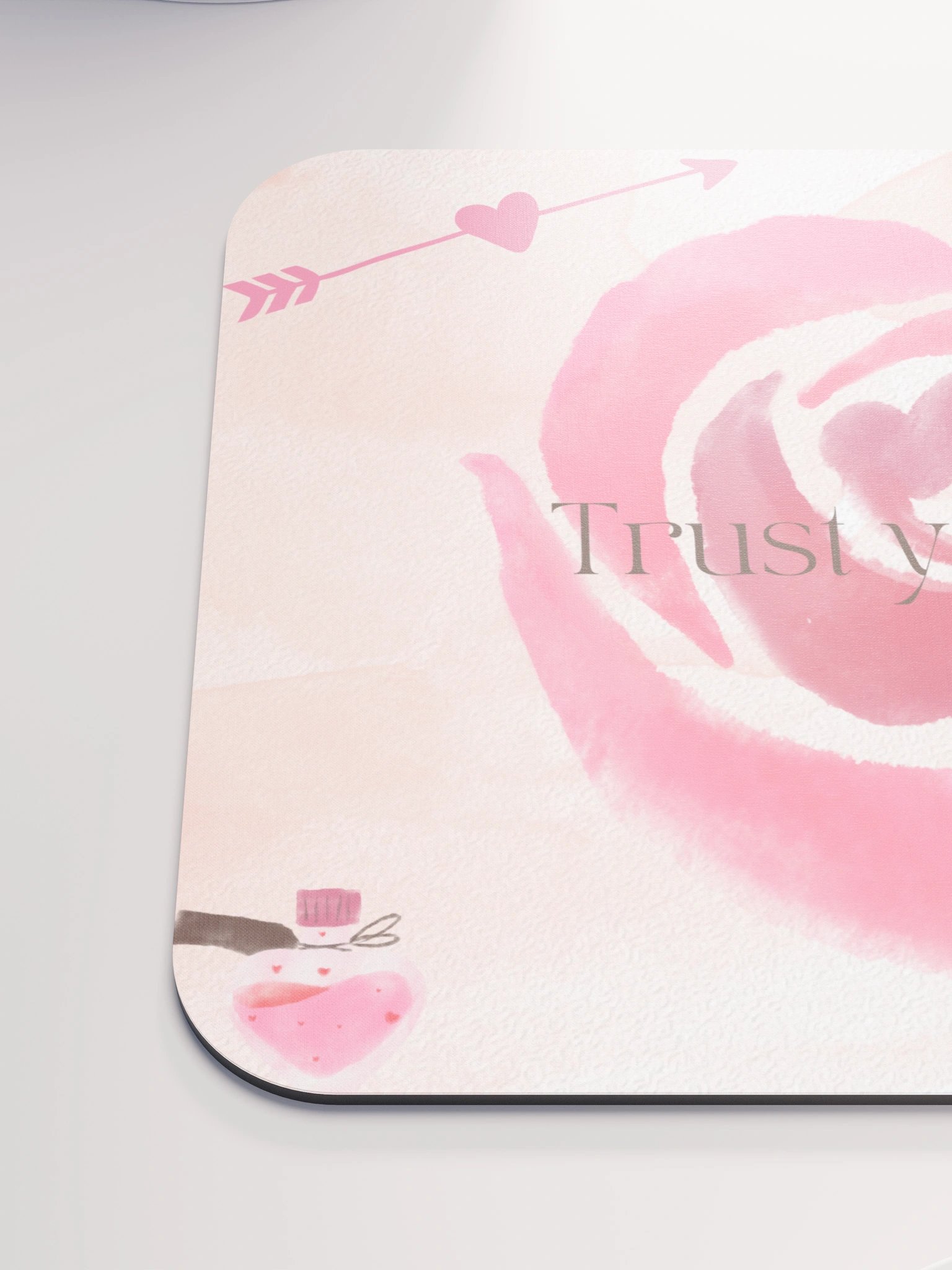 Trust Yourself Rose Mouse Pad product image (6)