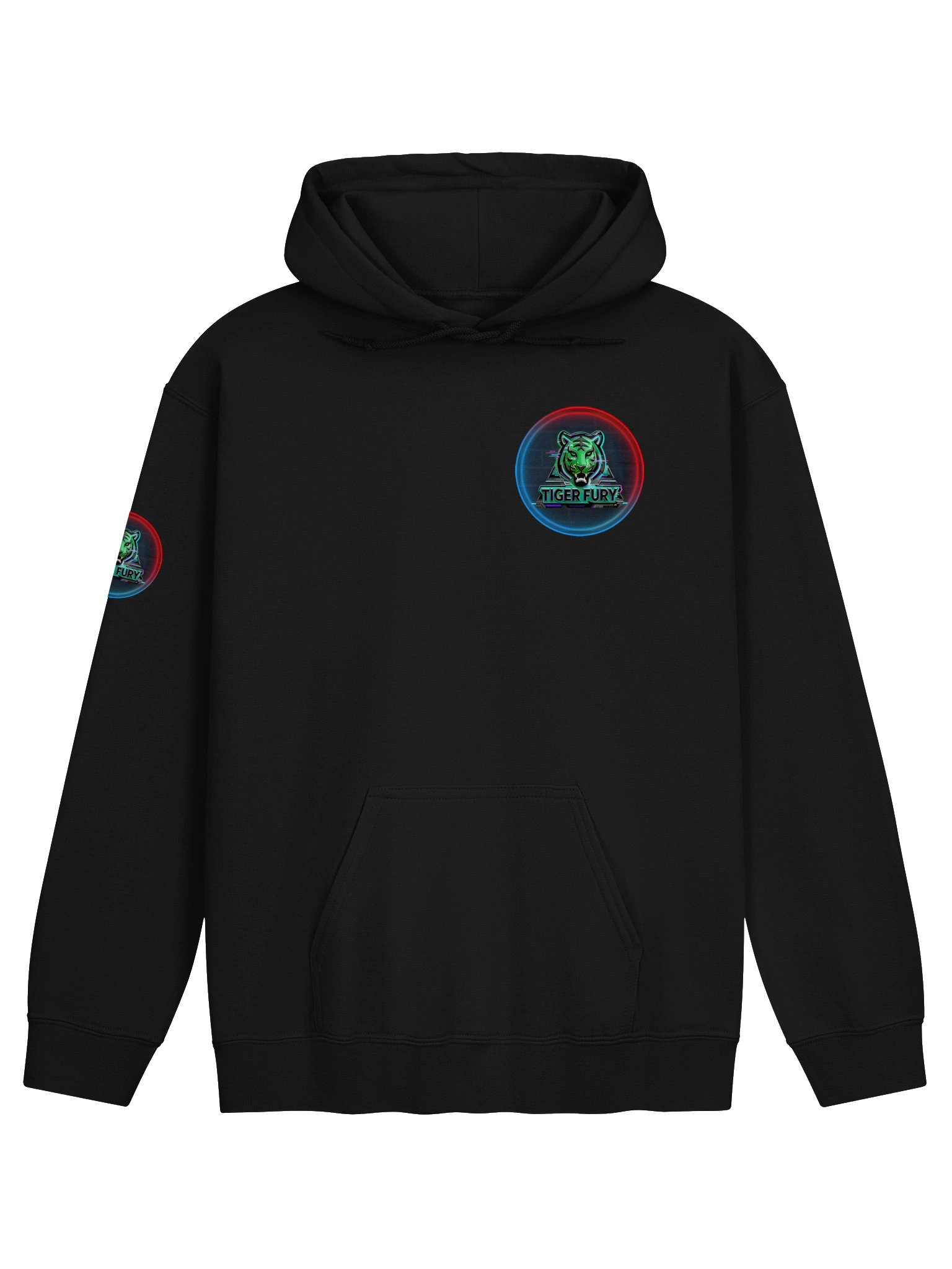 Tiger Fury Neon Logo Pullover Hoodie product image (10)