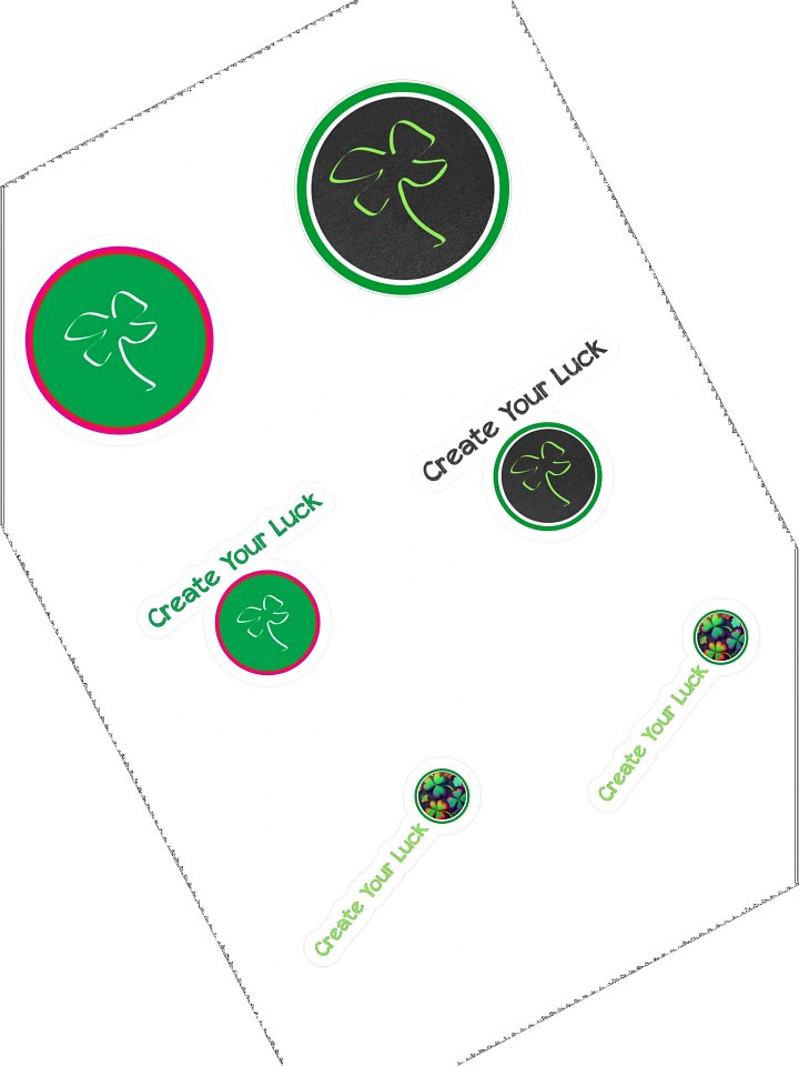 Create Your Luck Sticker Sheet product image (1)