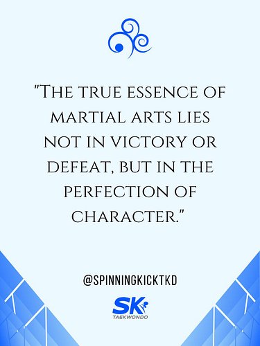 Sound advice for all students!
#Taekwondo #MartialArts #Karate