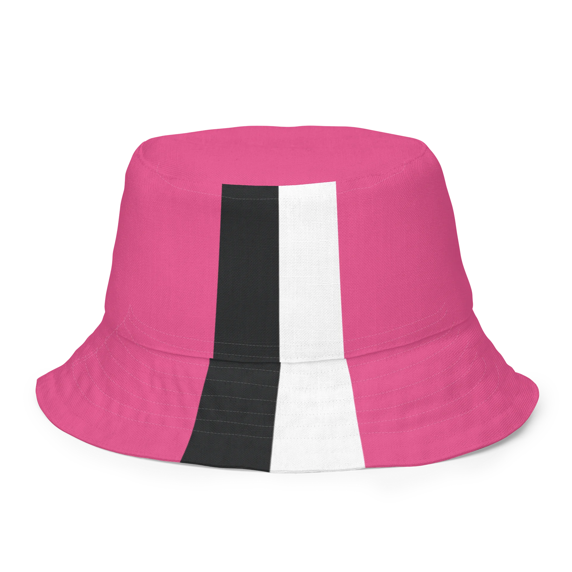 Pink and Green Checker Reversible Bucket Hat product image (2)
