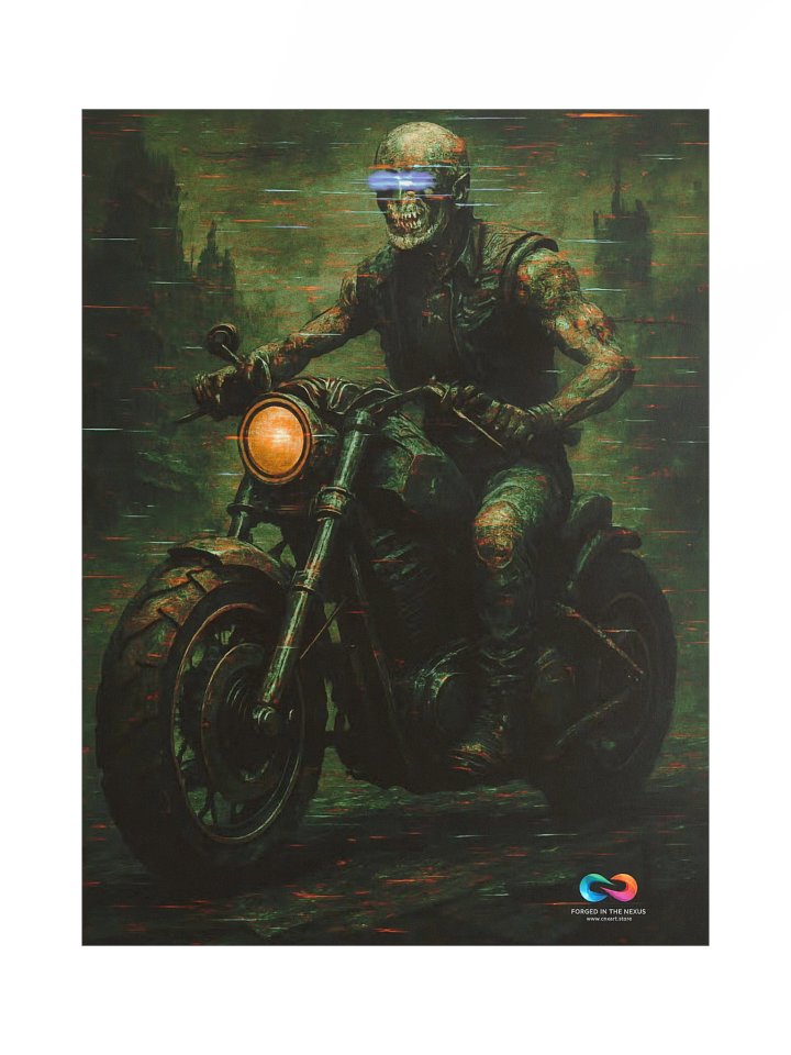 CINEMATIC ART POSTER – DYSTOPIAN GLITCH #011 product image (1)