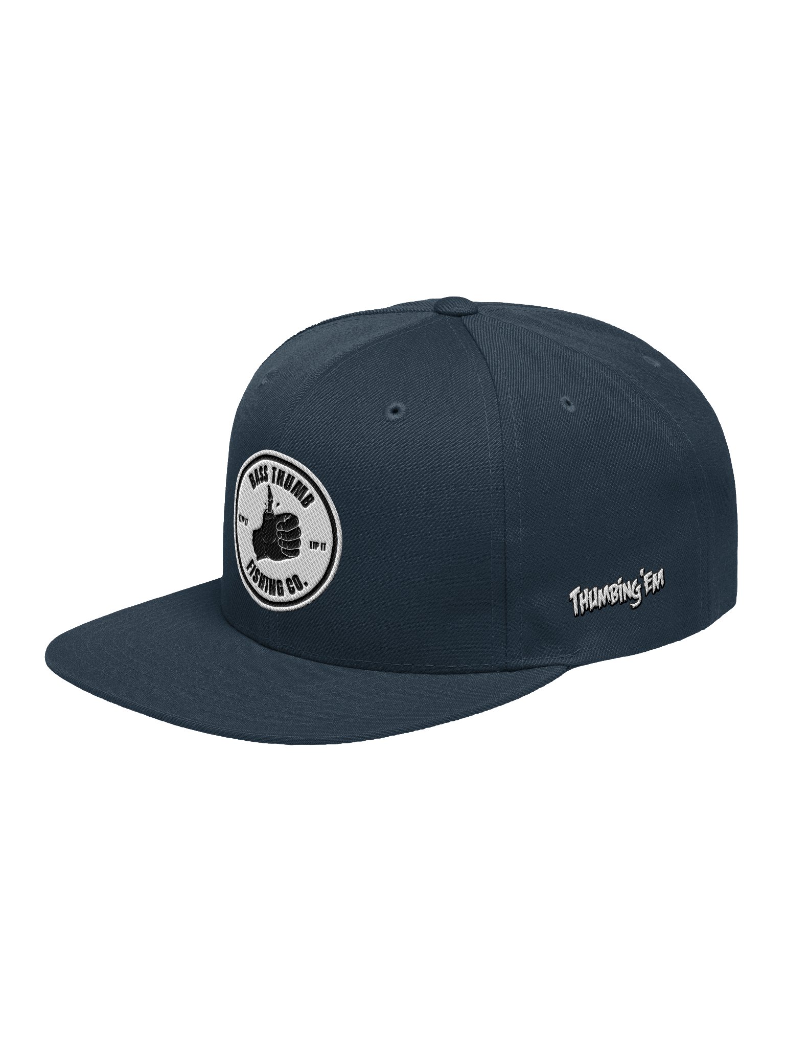 Bass Thumb Blue Thumbs-Up Snapback product image (3)