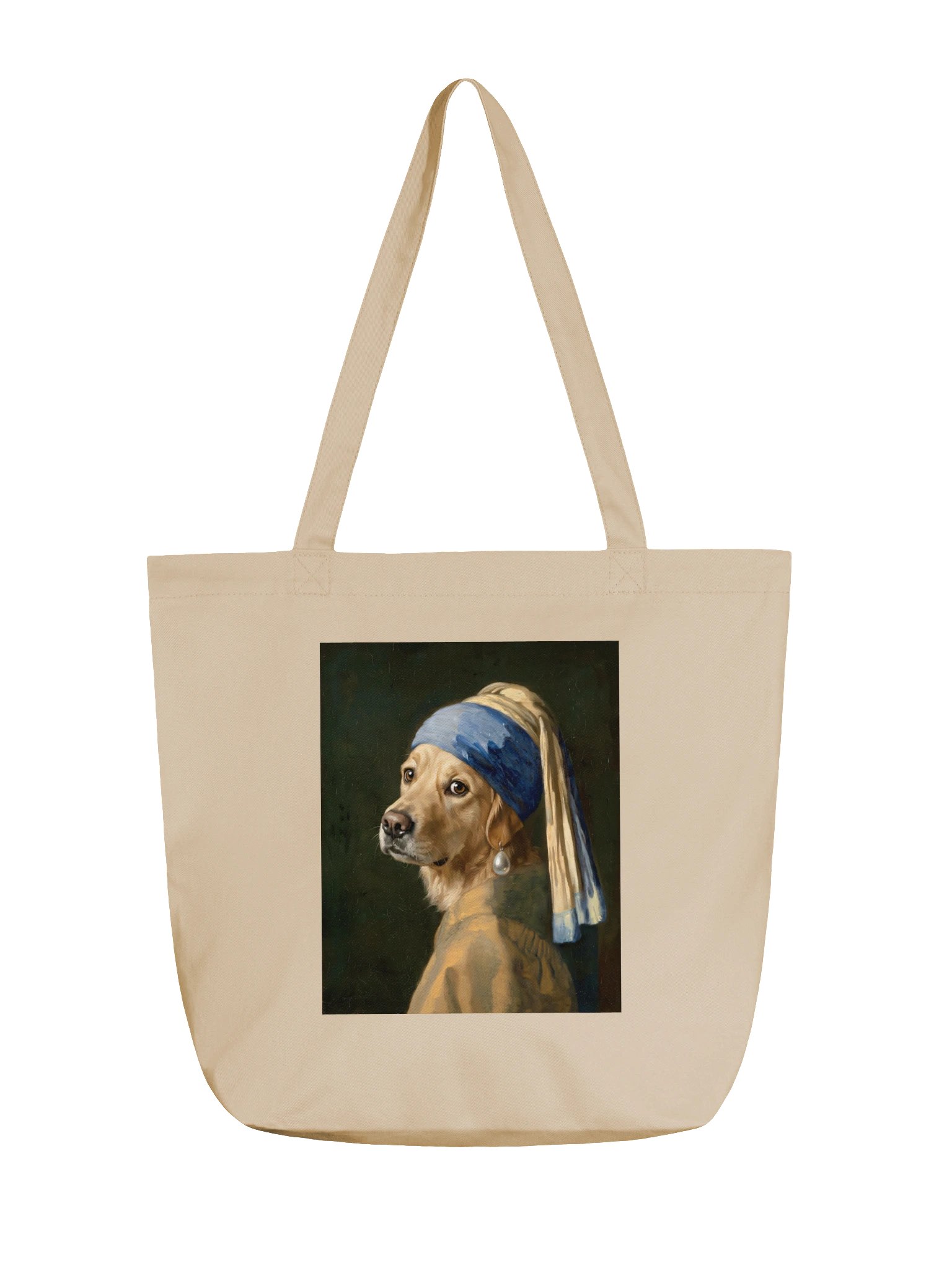 Golden with a Pearl Earring Tote product image (1)
