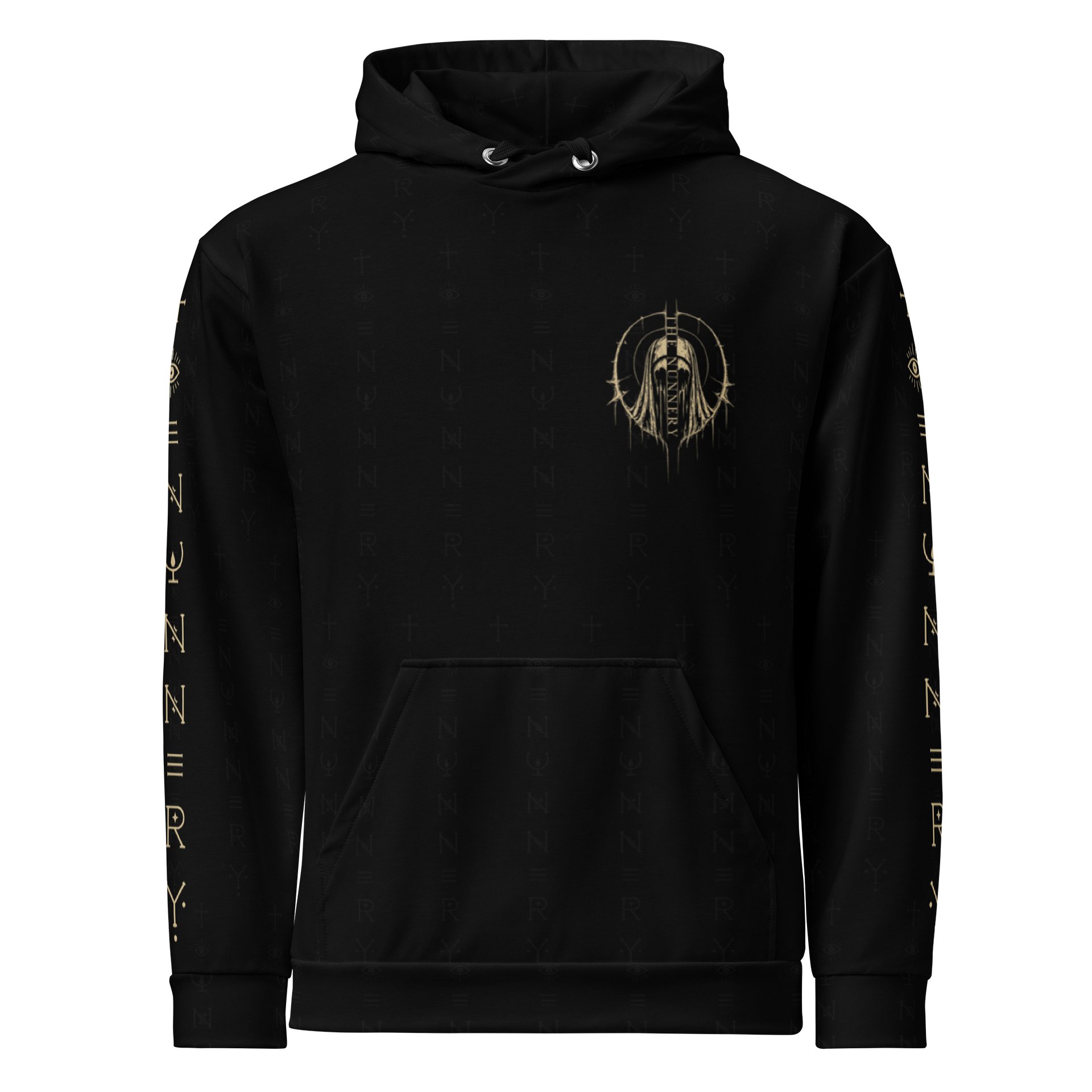 Special Edition - The Nunnery Rune Obsidian Full Print Hoodie product image (1)