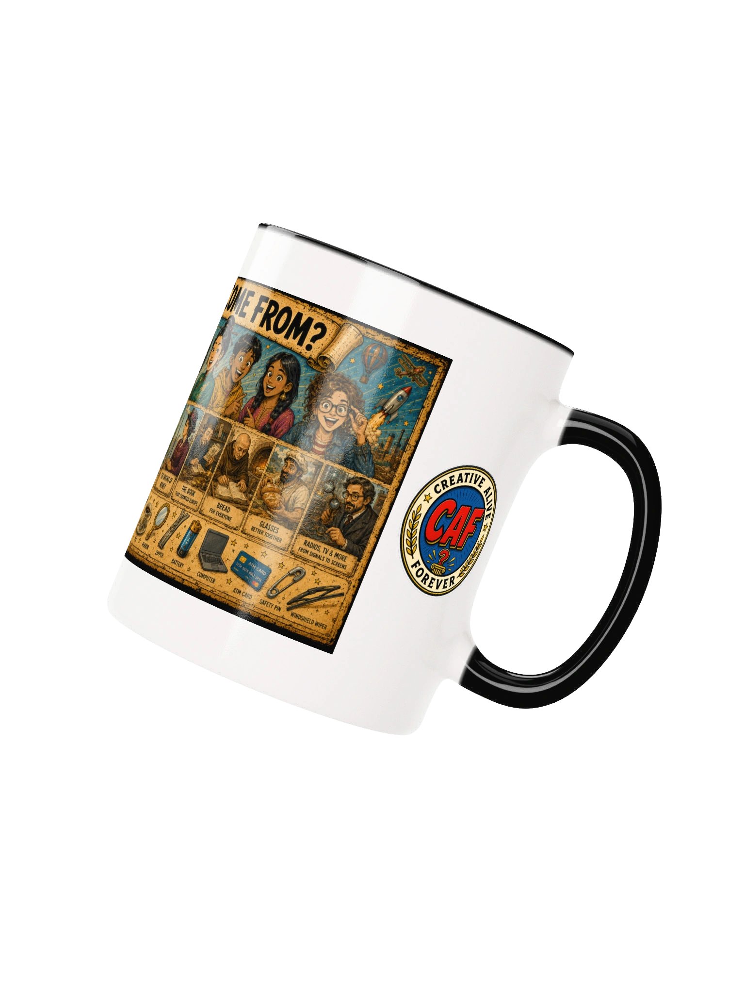 CAF Ceramic Mug with Color Inside product image (23)