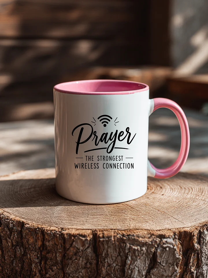 Prayer – The Strongest Wireless Connection Christian Coffee Mug | Inspirational Faith Gift for Christians | Kingdom Life Co. product image (1)