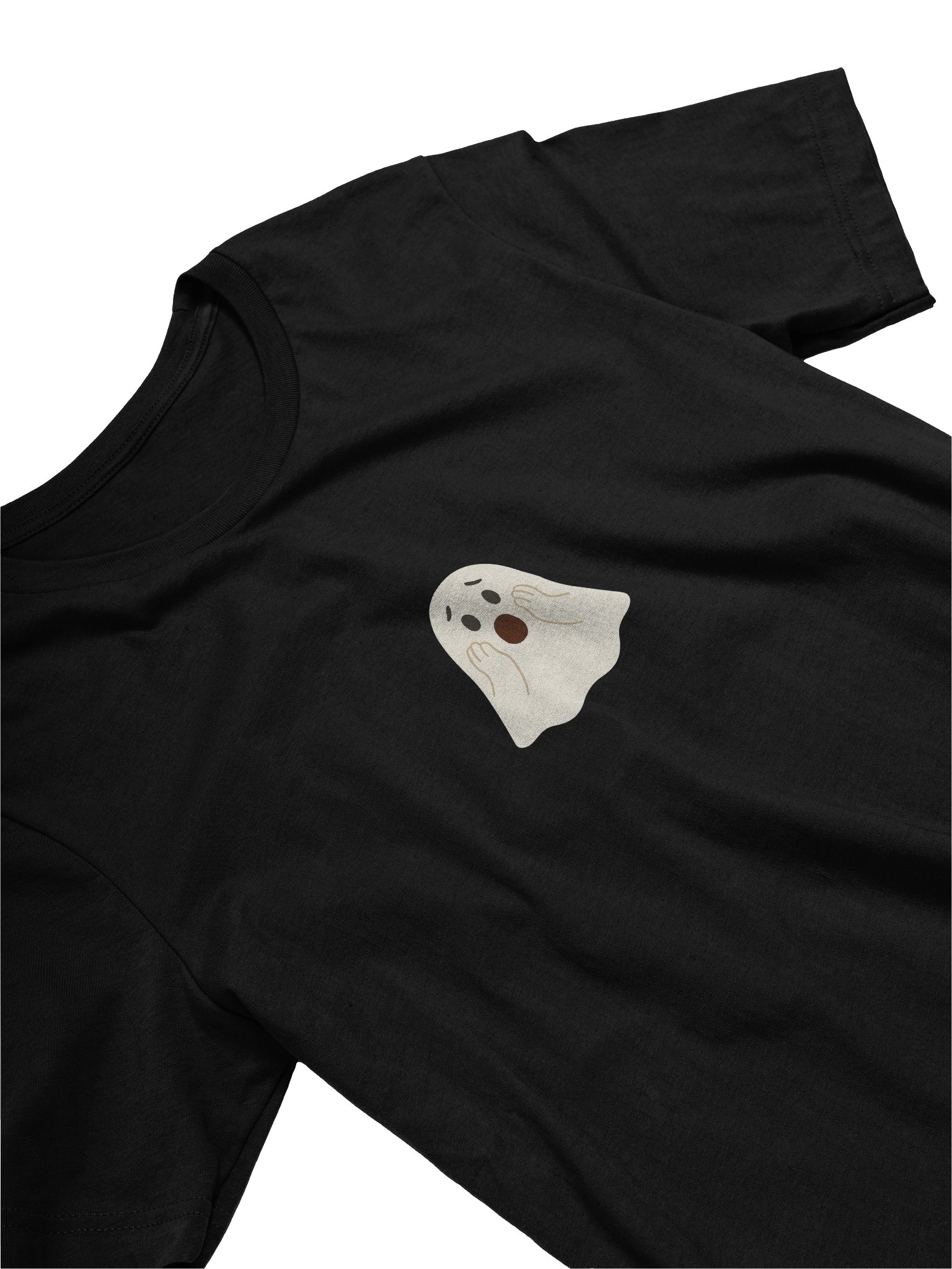 Surprised Ghost Cartoon Super-Soft T-Shirt product image (13)