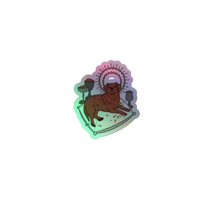Queen of Kibble Holographic Sticker product image (2)