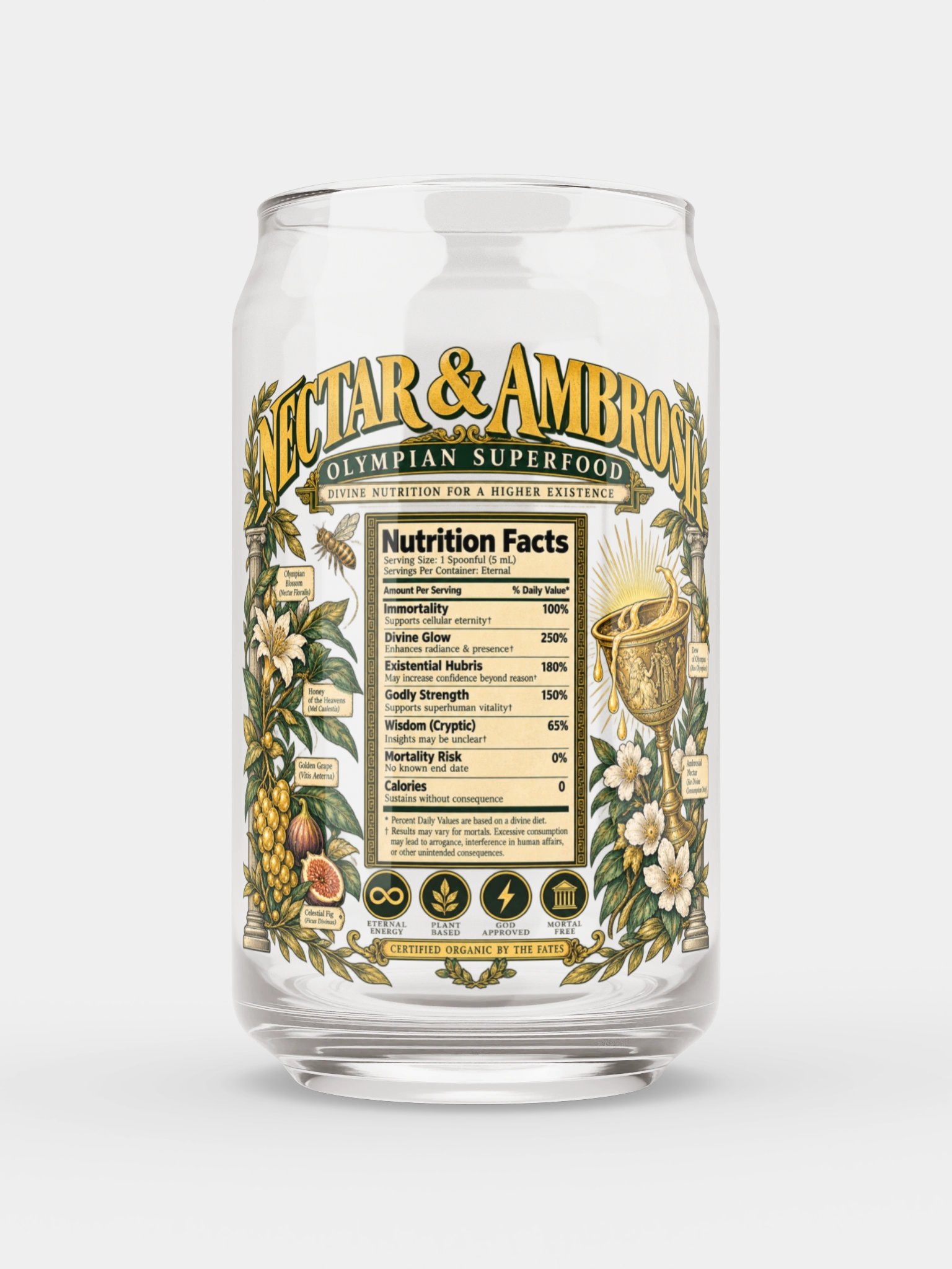 Nectar & Ambrosia Olympian Superfood Can Glass product image (3)