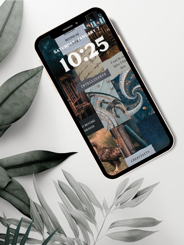 Magical Houses Aesthethic Collage Phone Wallpaper Bundle 4K Quality Bundle for Android and IOS product image (6)
