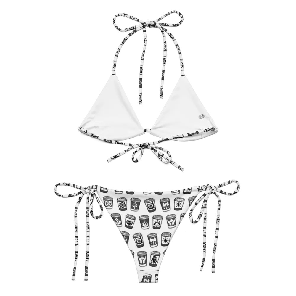 D&D Coffee Cup String Bikini Set product image (6)