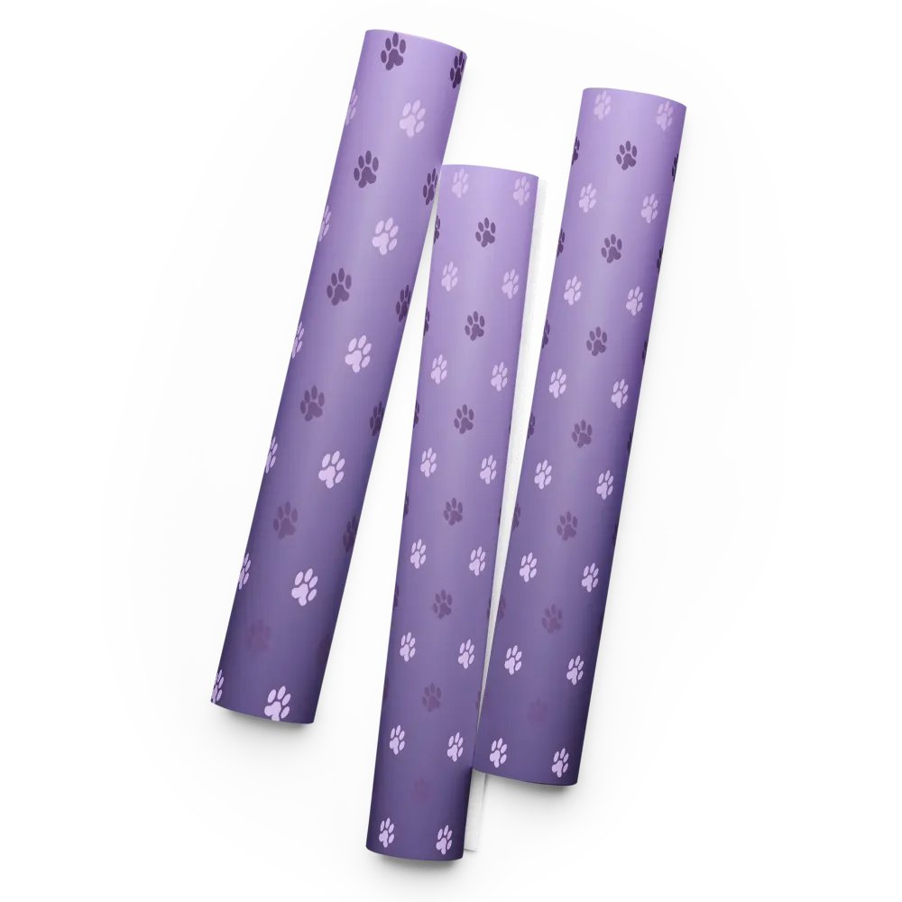 Paw Print Wrapping Paper product image (2)