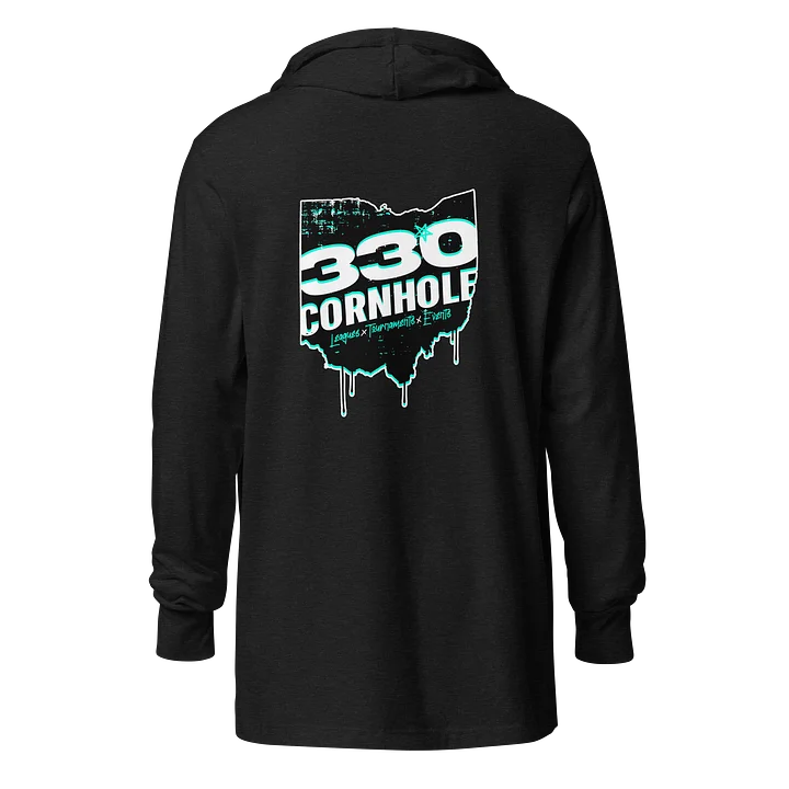 Bella+Canvas Ohio 330 Cornhole Graphic Lightweight Hoodie product image (1)