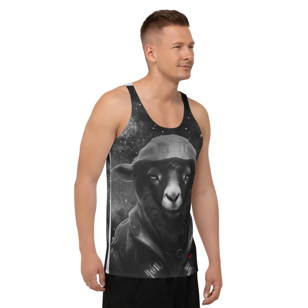 IDFKtv Black Sheep Full B/W Tank Top product image (11)