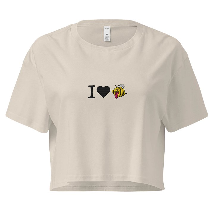 I Love Boo-Bees Embroidered Crop Top product image (1)