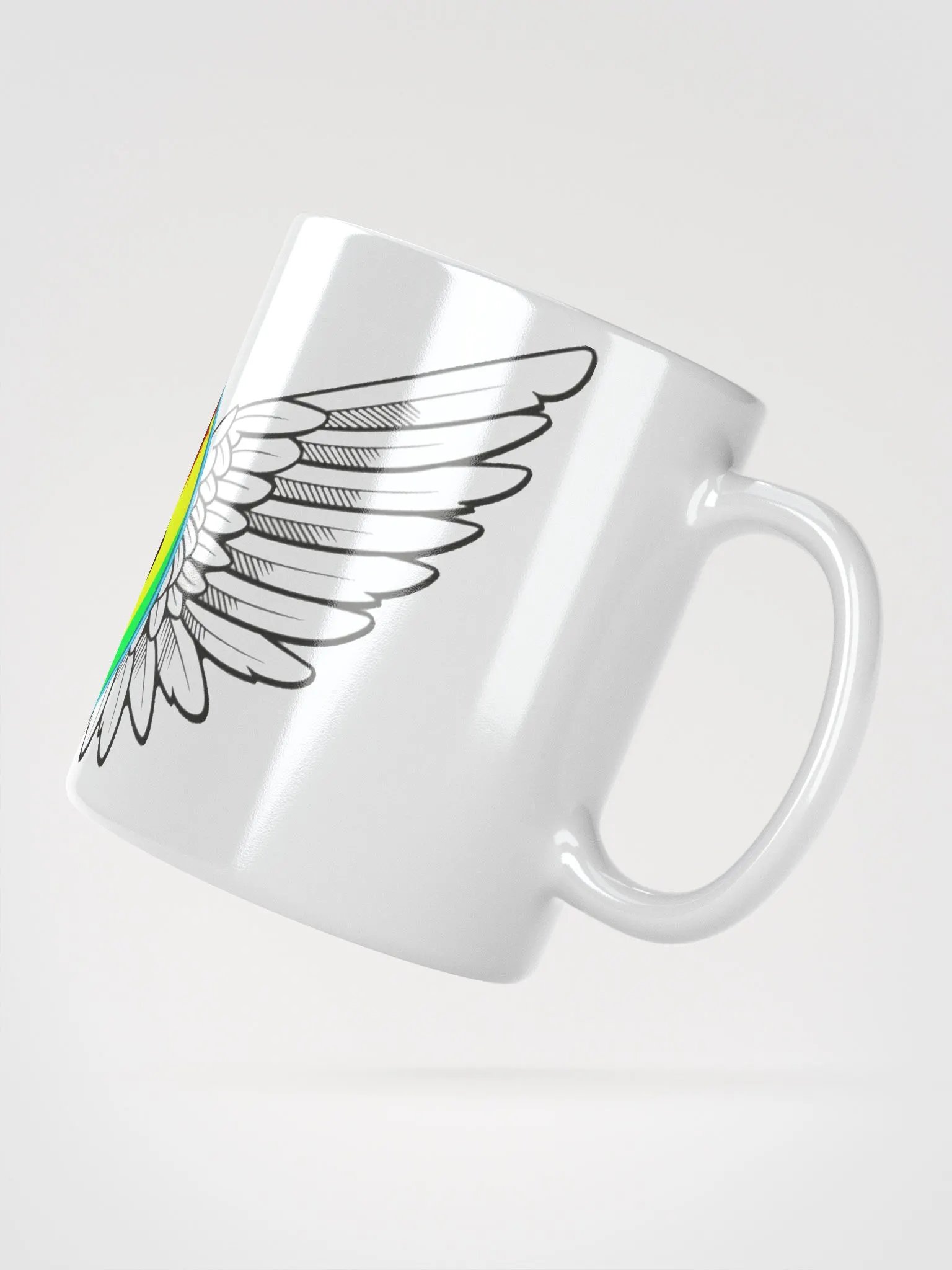 White Angel Wing Mug product image (5)