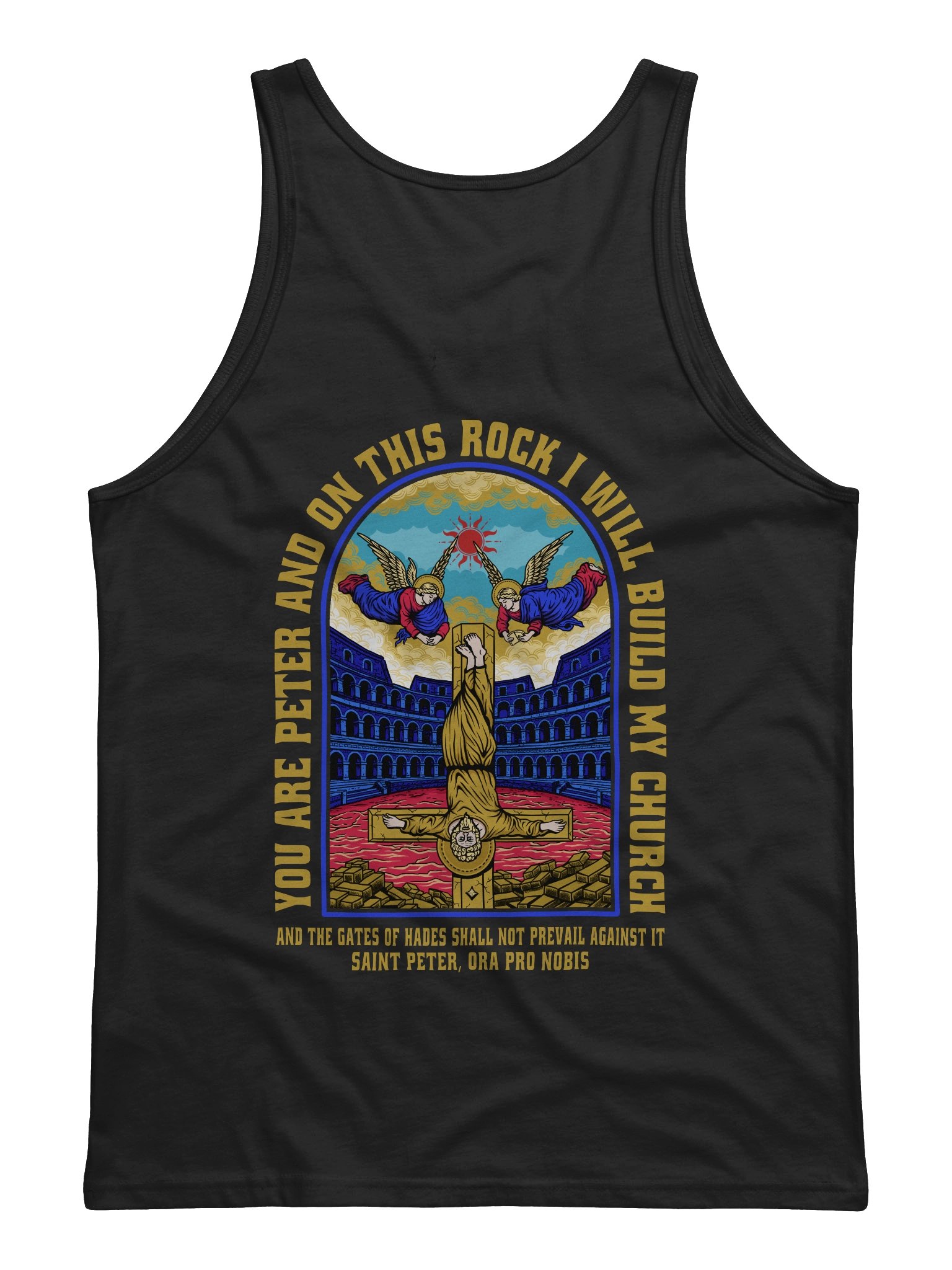 Saint Peter's Cross Tank Top product image (1)