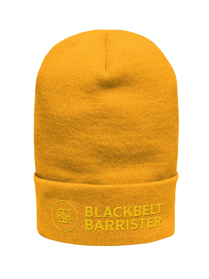 BBB Cuffed Beanie Yellow product image (2)