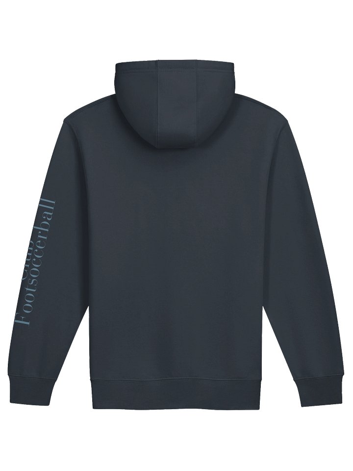 Blue Flaming Soccer Ball Zipup Hoodie product image (9)