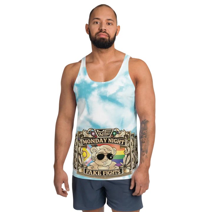 MNFF Championship belt Blue Tie Dye 