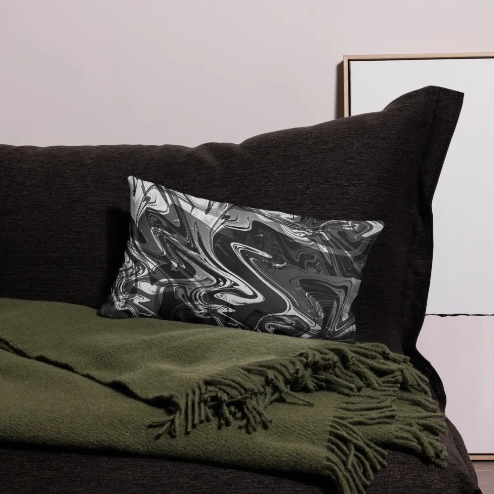 Flowing Monochrome Dreams Pillow Case product image (24)