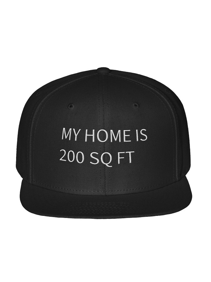 My Home Is 200 Sq Ft Snapback Cap - Tiny House Pride product image (1)