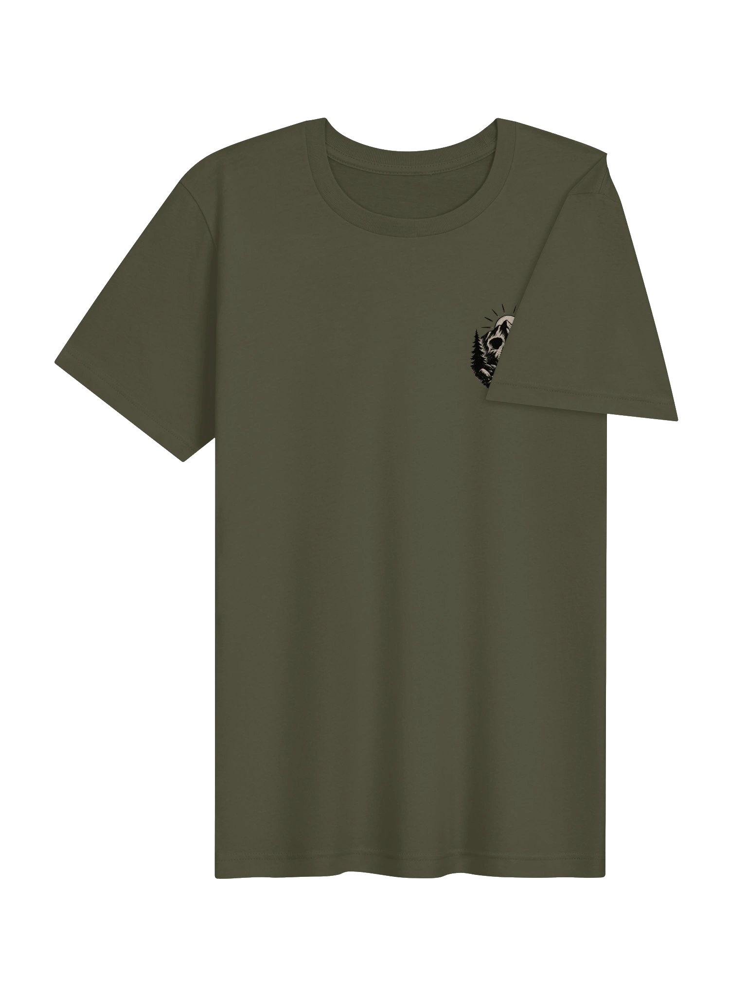 Mountain Skull Back-Print Graphic Tee product image (8)