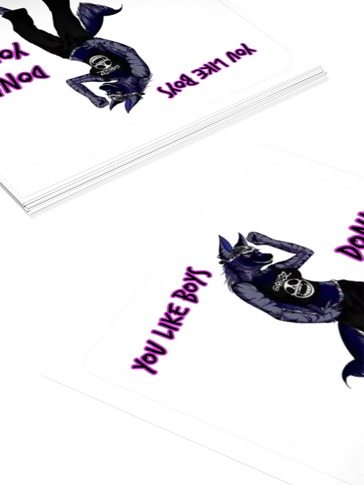 Bold Hyena Graphic Kiss Cut Stickers product image (8)