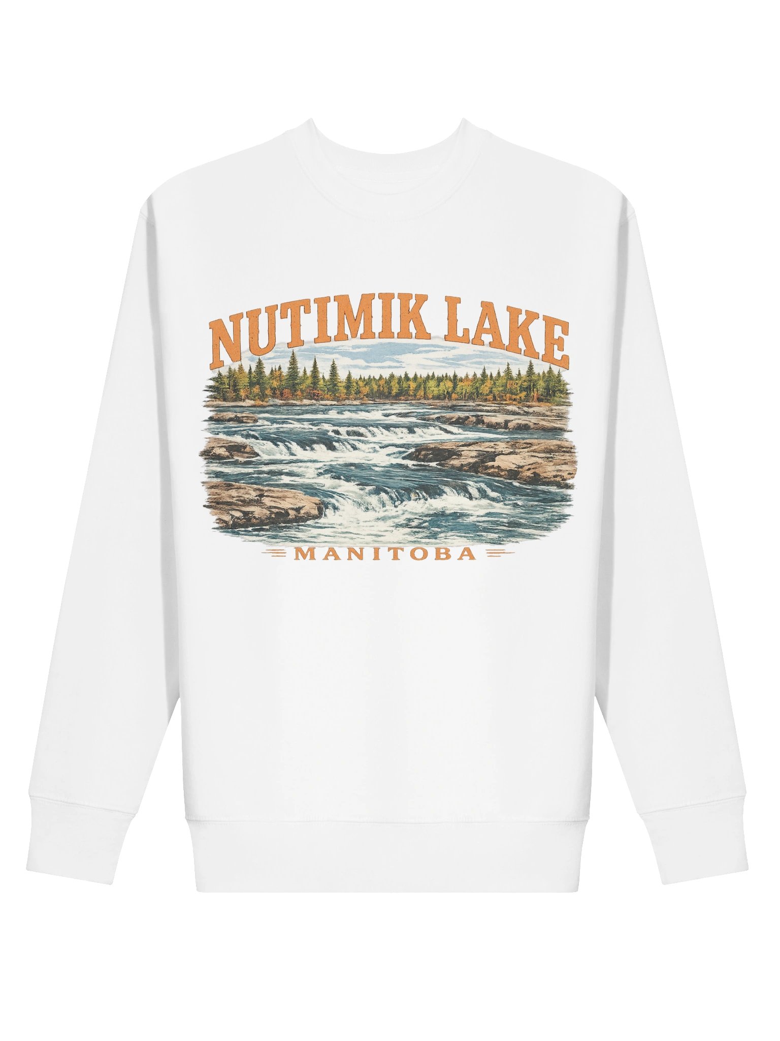 Nutimik Lake Manitoba Crewneck - 100% Cotton Exterior product image (2)