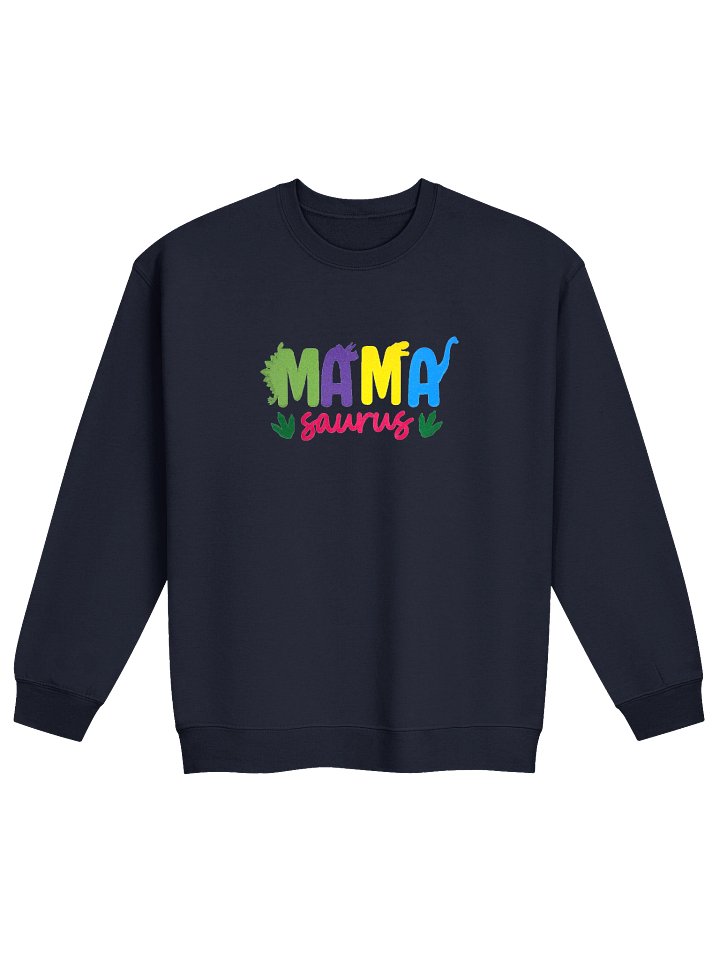 Embroidered Mamasaurus – Colorful Mom Life Sweatshirt product image (7)