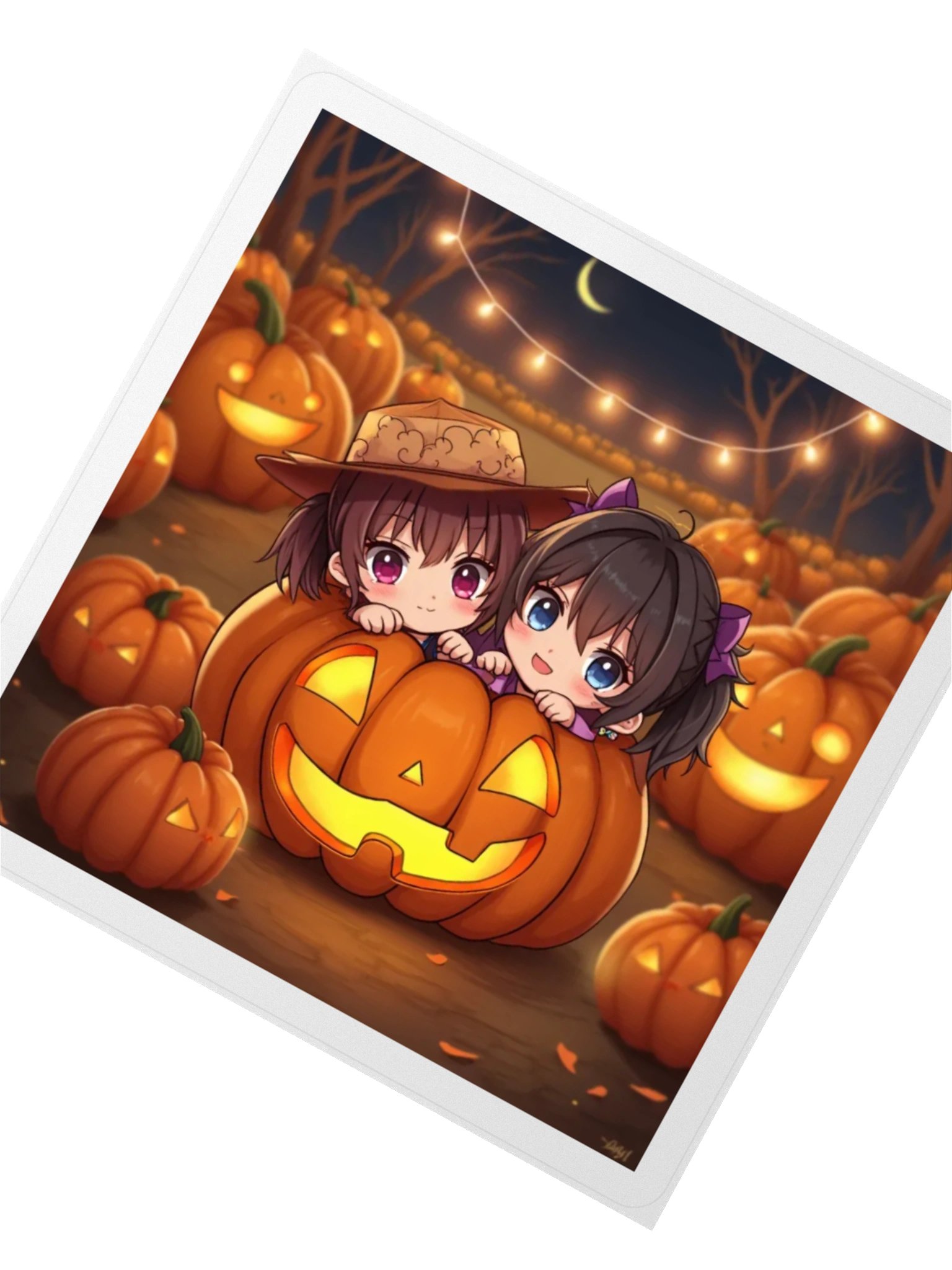 Pumpkin Girls Sticker product image (3)