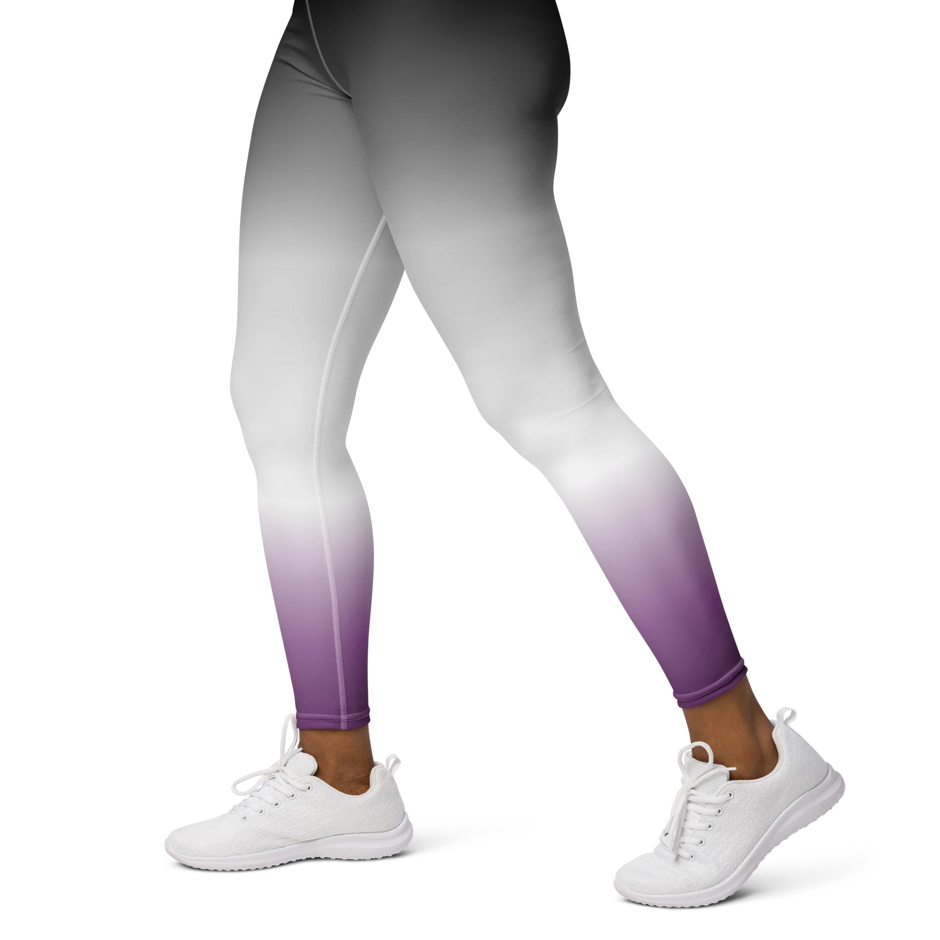 Asexual Pride Gradient Leggings product image (3)