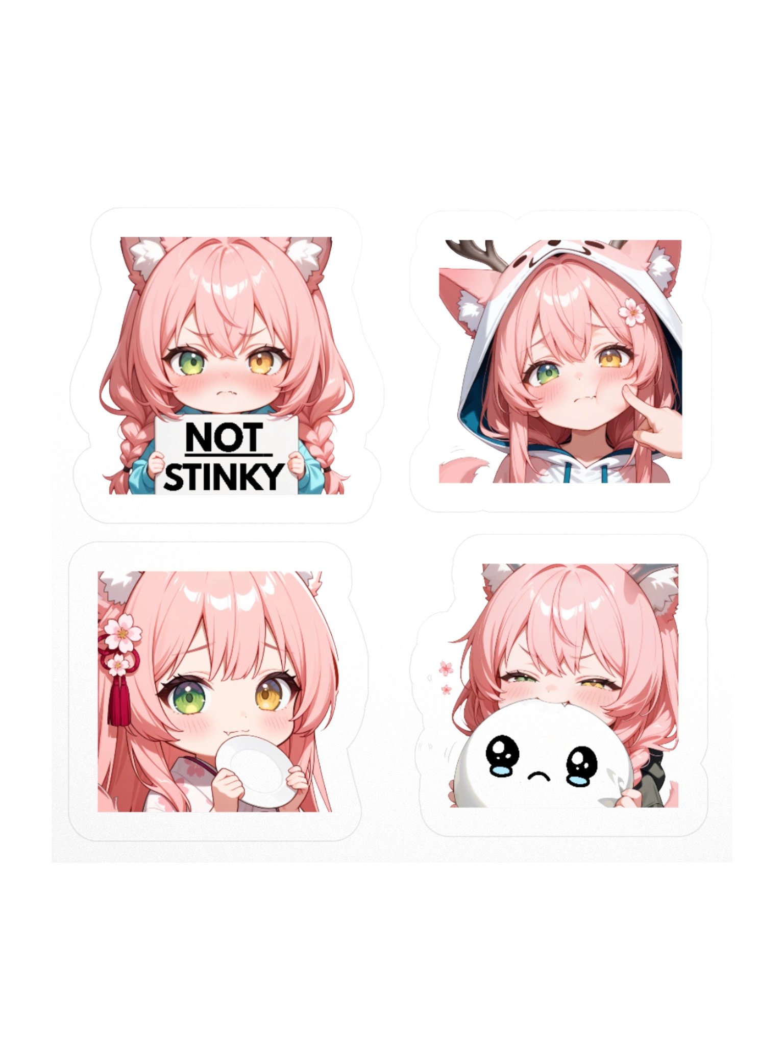 Chaotic Fox Reactions Sticker Pack product image (1)