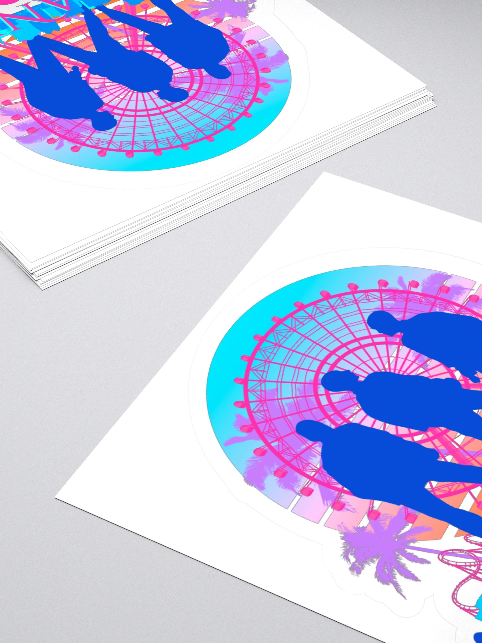 2025 Orlando Fan Meet Logo Kiss Cut Sticker product image (12)