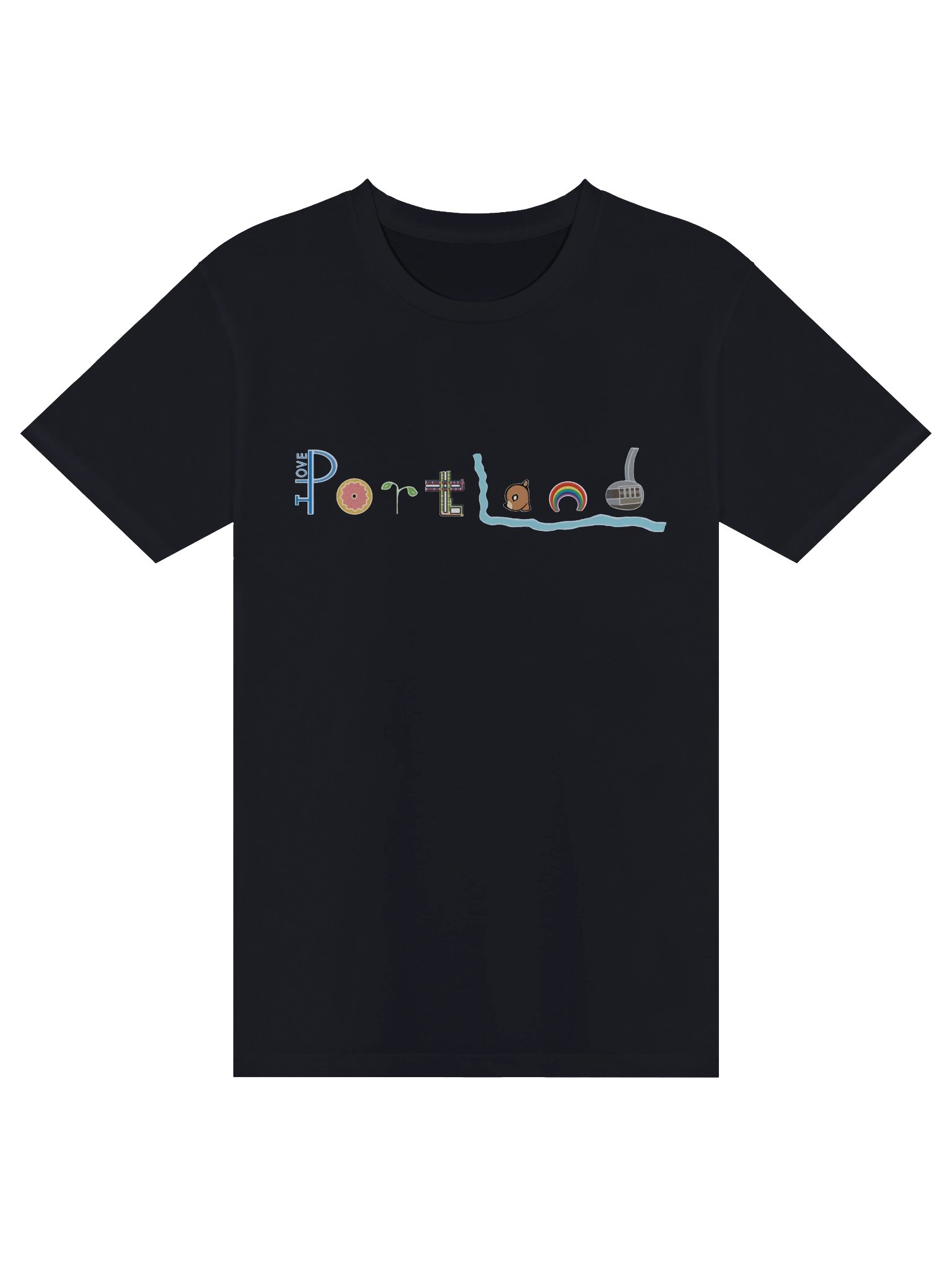 I Love Portland - The T-Shirt (Night) product image (1)