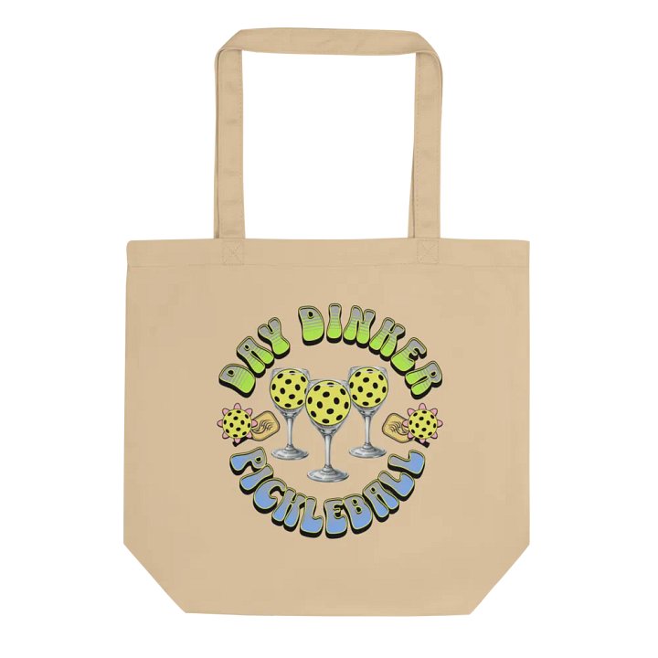 Day Dinker Pickleball Wine Tote Bag product image (1)