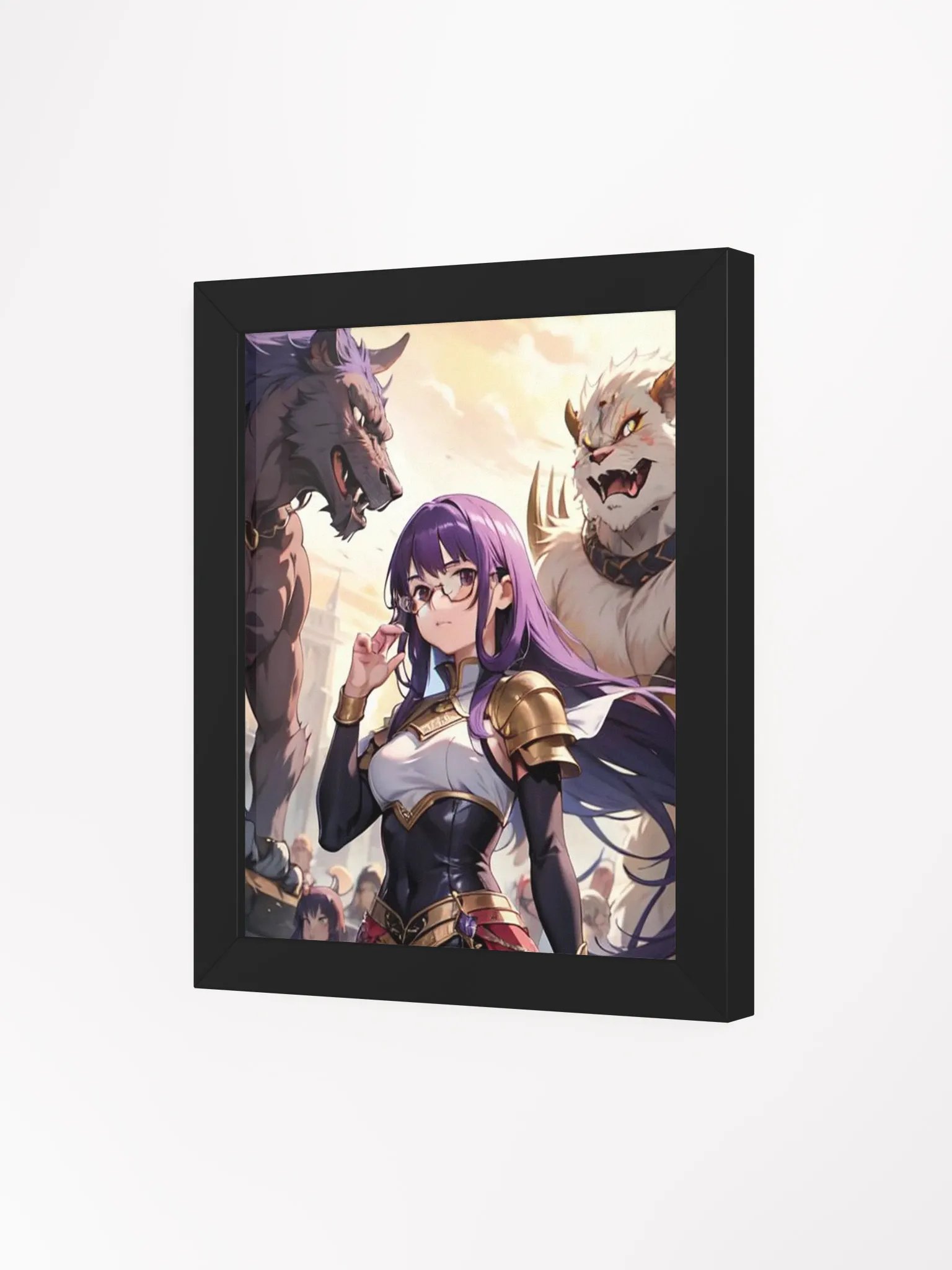 Purple K Warrior Poster w/ Frame product image (3)