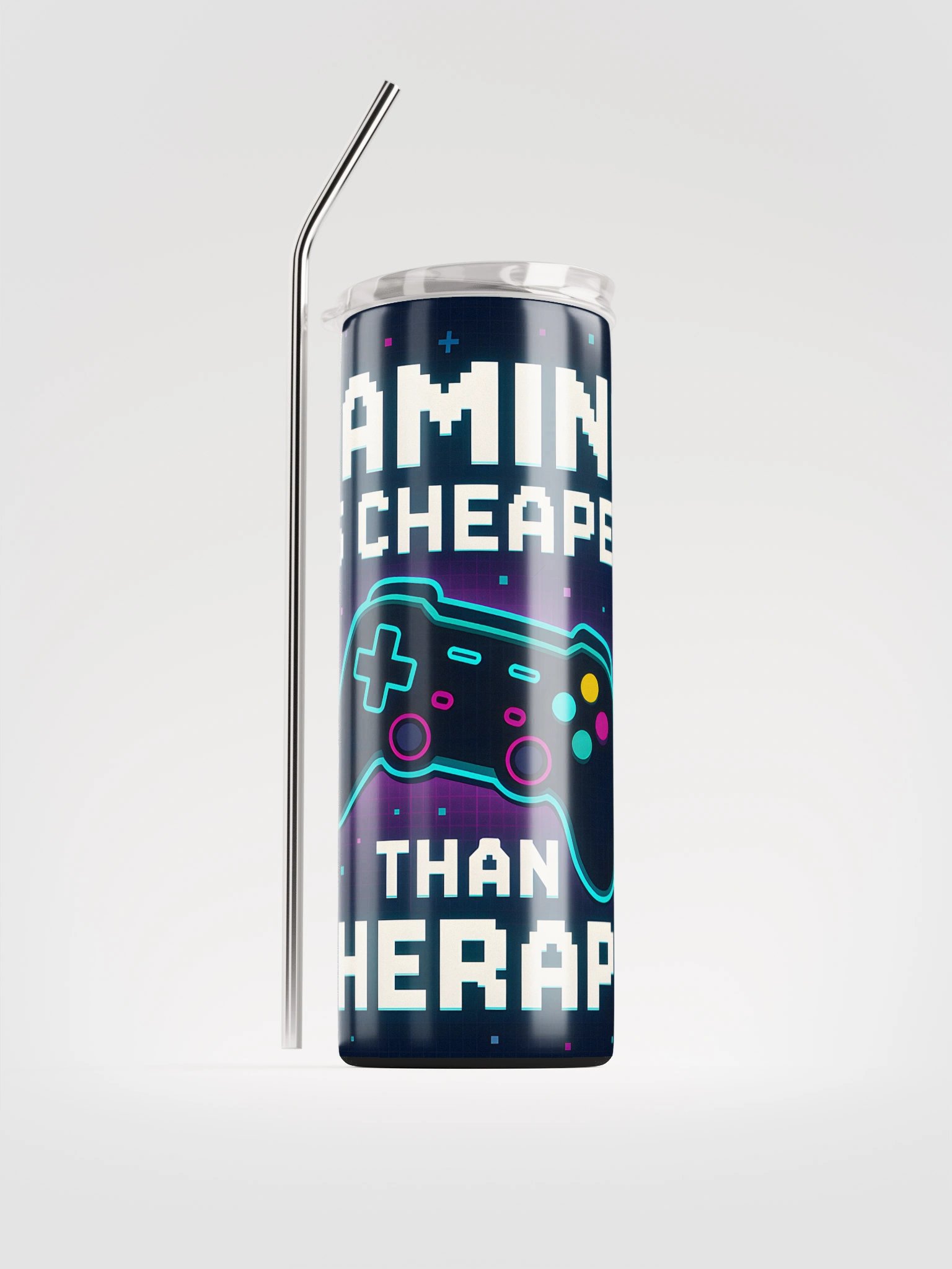 Gaming Therapy Stainless Steel Tumbler product image (2)