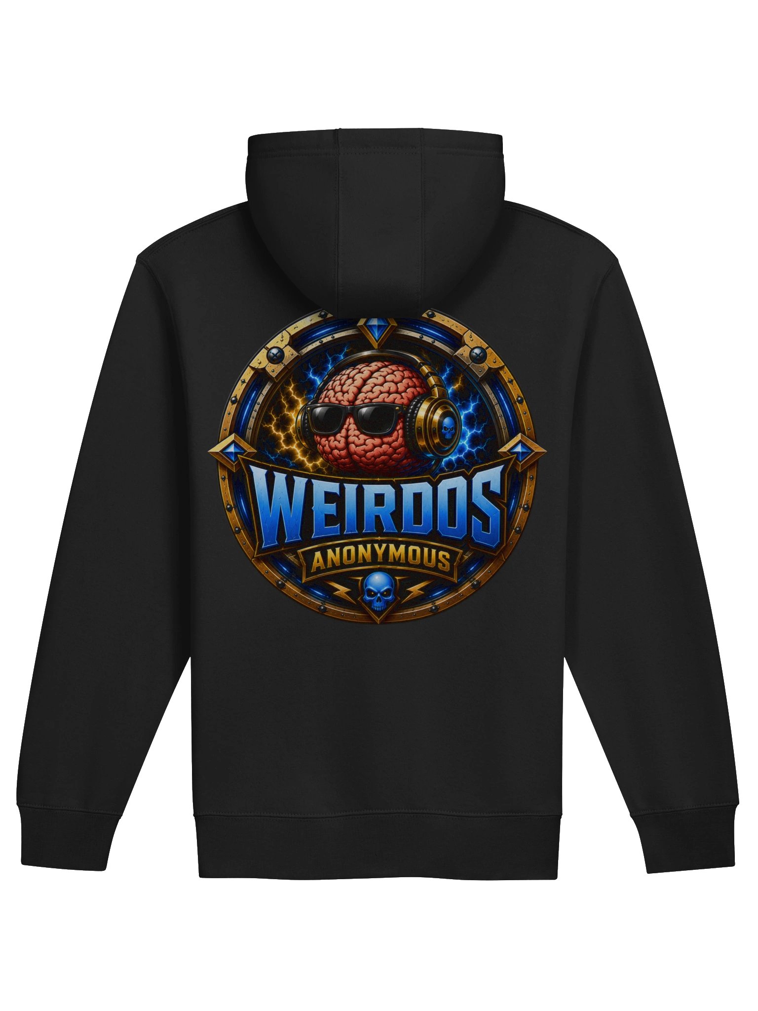 Weirdos Anonymous Full Zip Hoodie (Front & Back) product image (6)