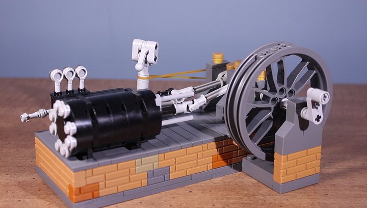 Desktop Steam Engine MOC product image (1)