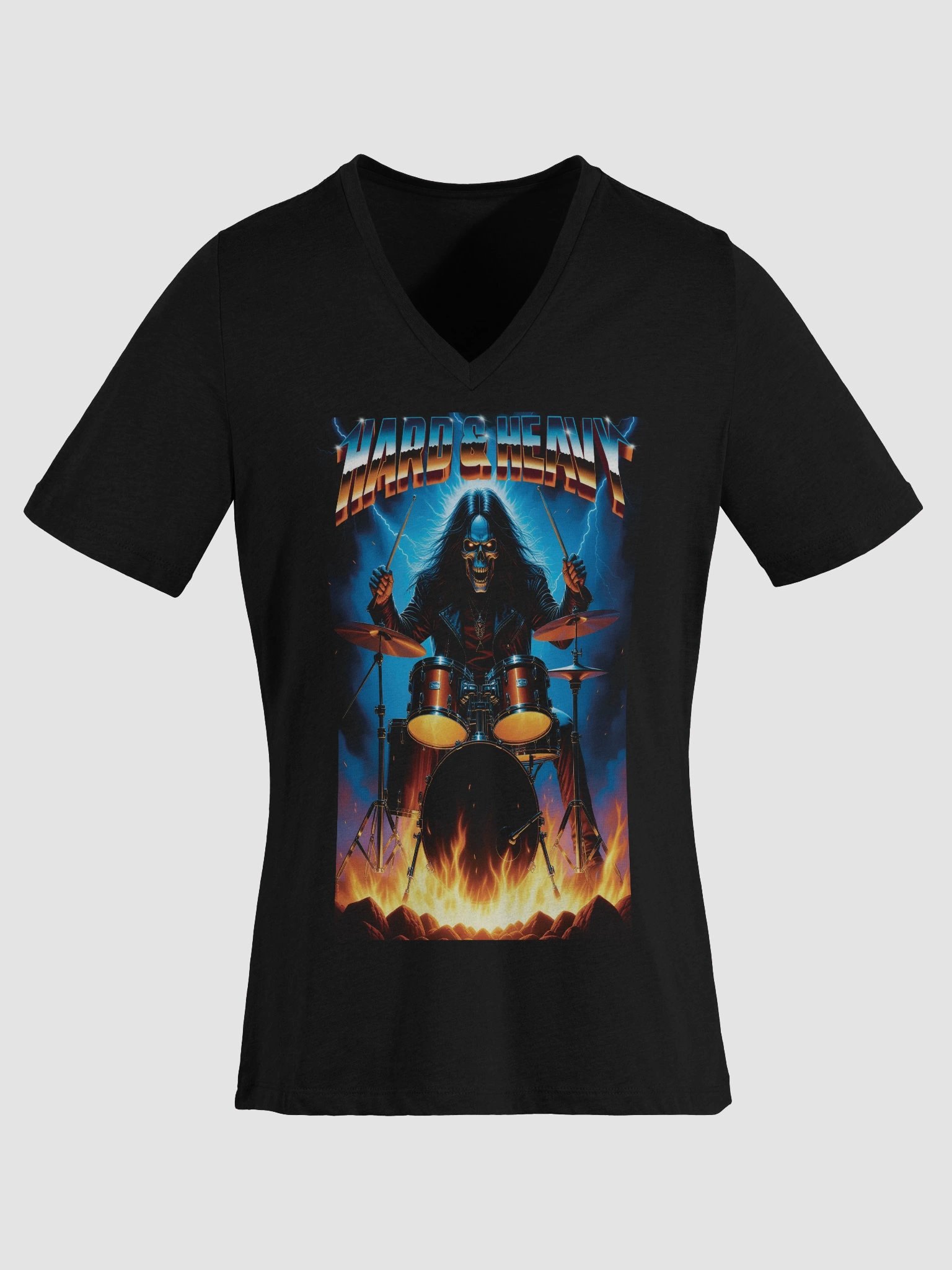 Skully Drummer Women's Tee product image (5)