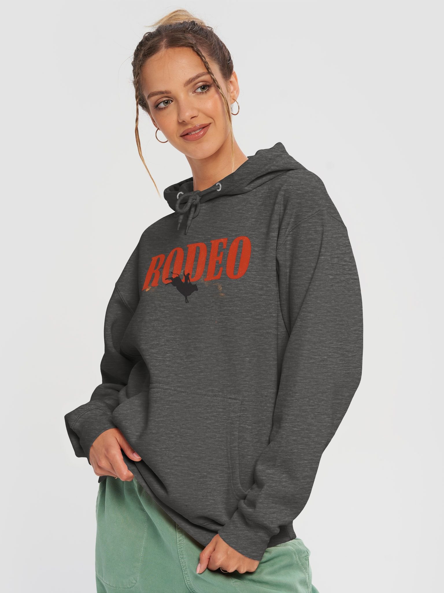 Rodeo Bull Rider Premium Hoodie product image (3)