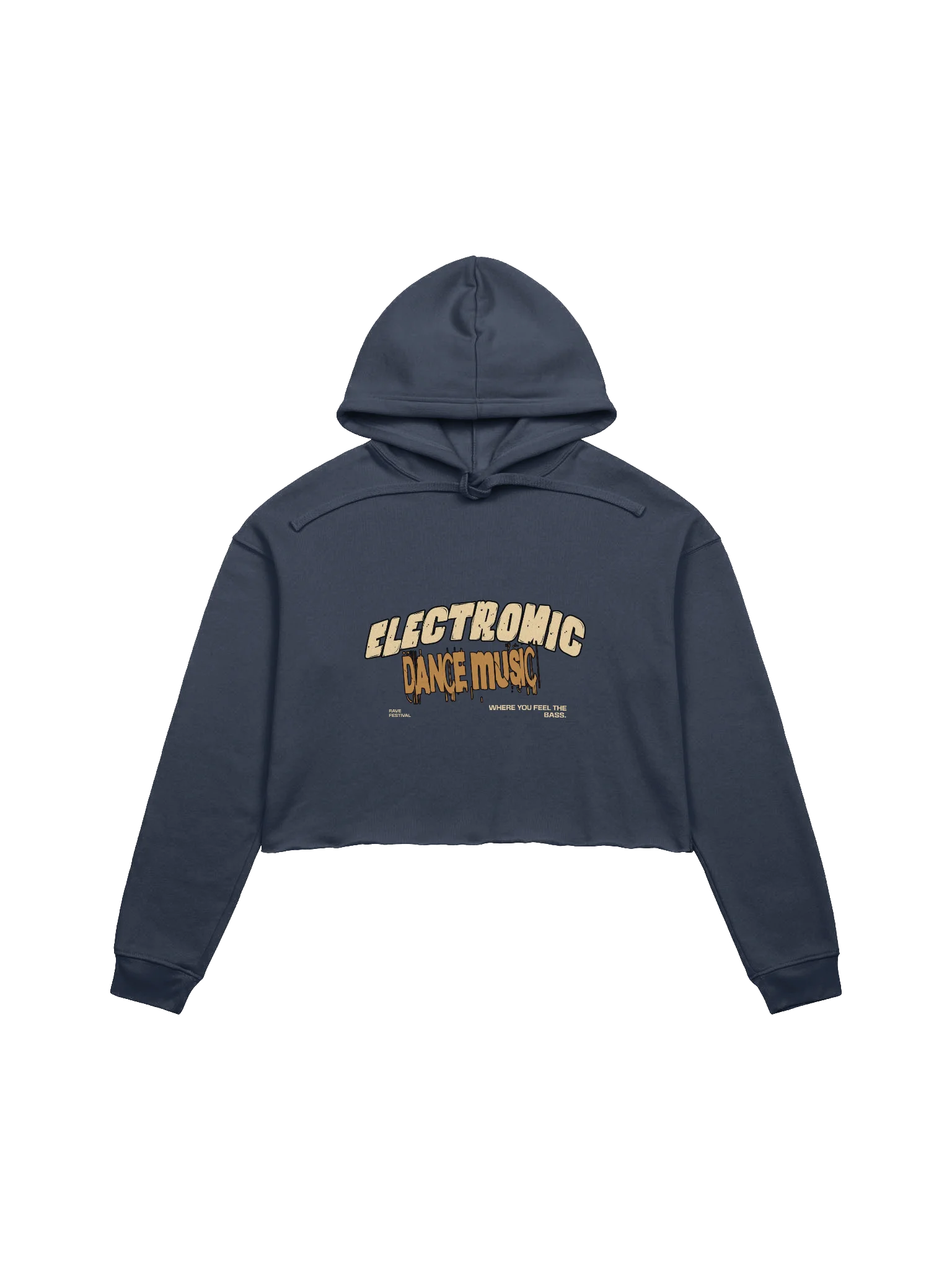 EDM Vibes Crop Hoodie product image (2)