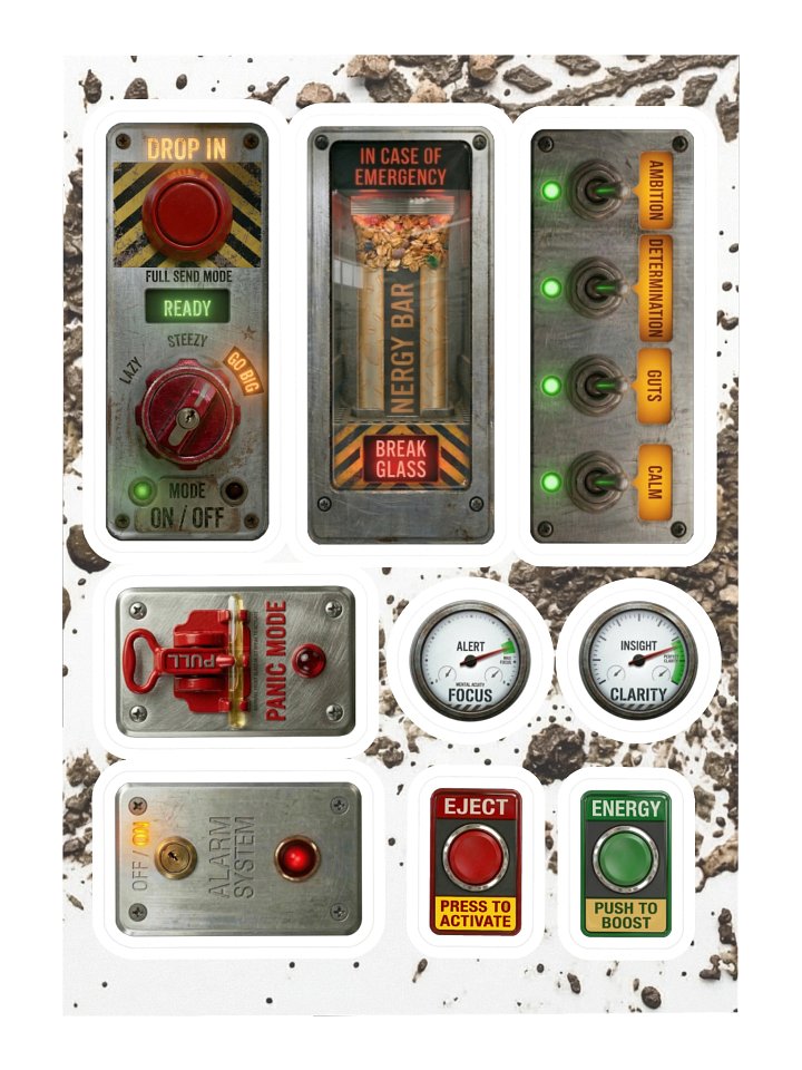 MTB Upgrade Sticker Kit product image (1)