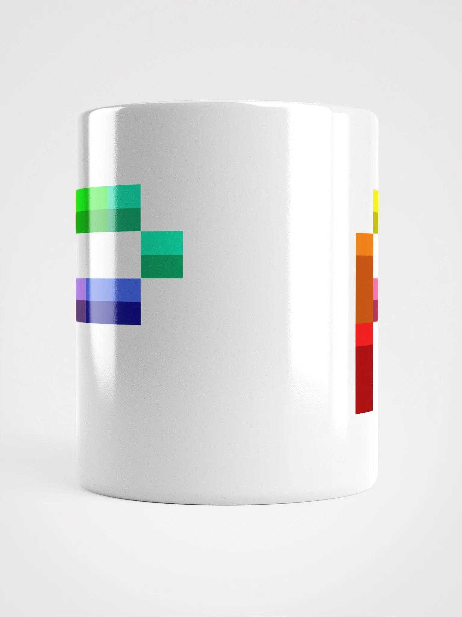 Pix Stitch Pride 'P' White Glossy Mug product image (6)