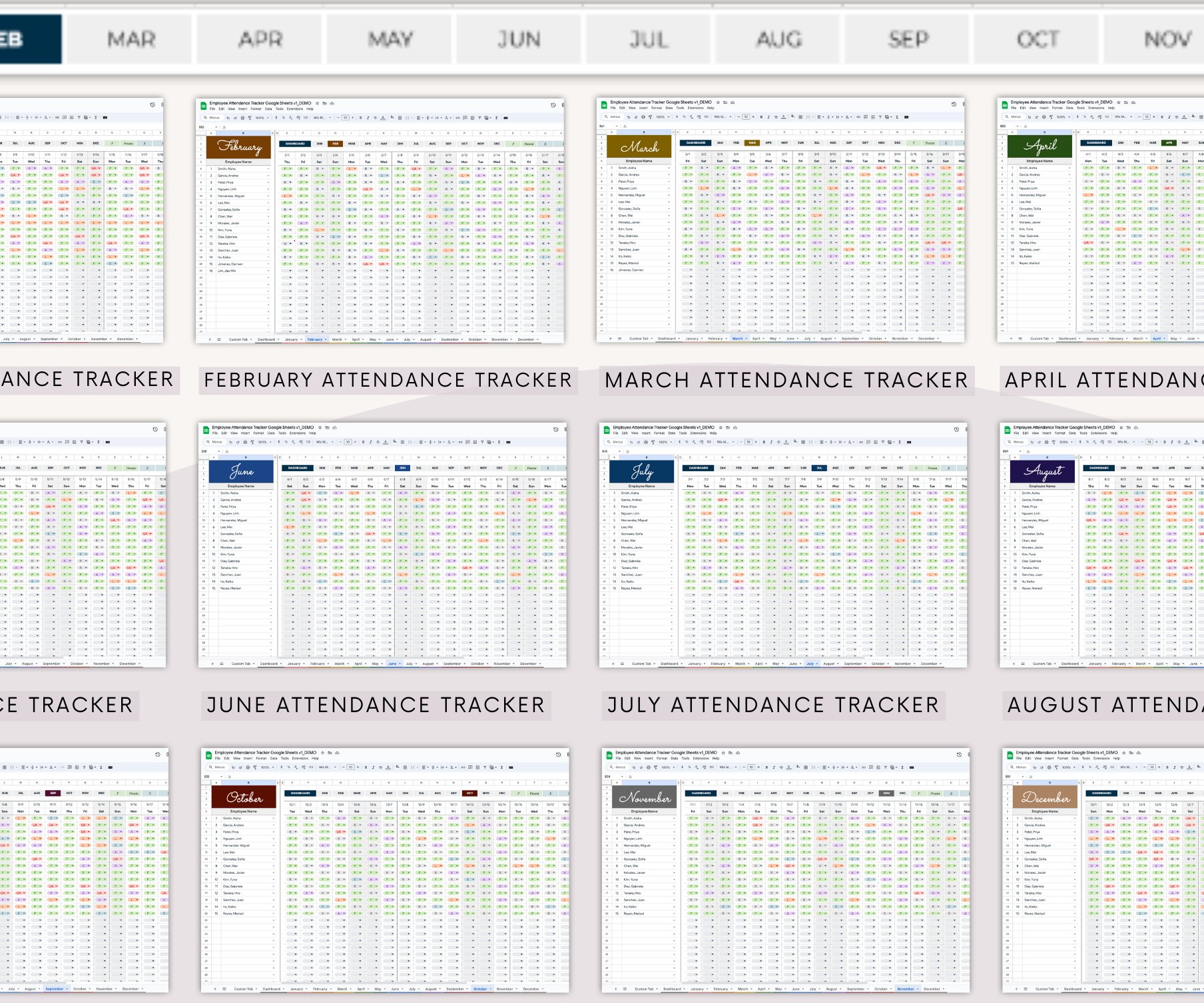 Employee Attendance Tracker & Dashboard product image (8)