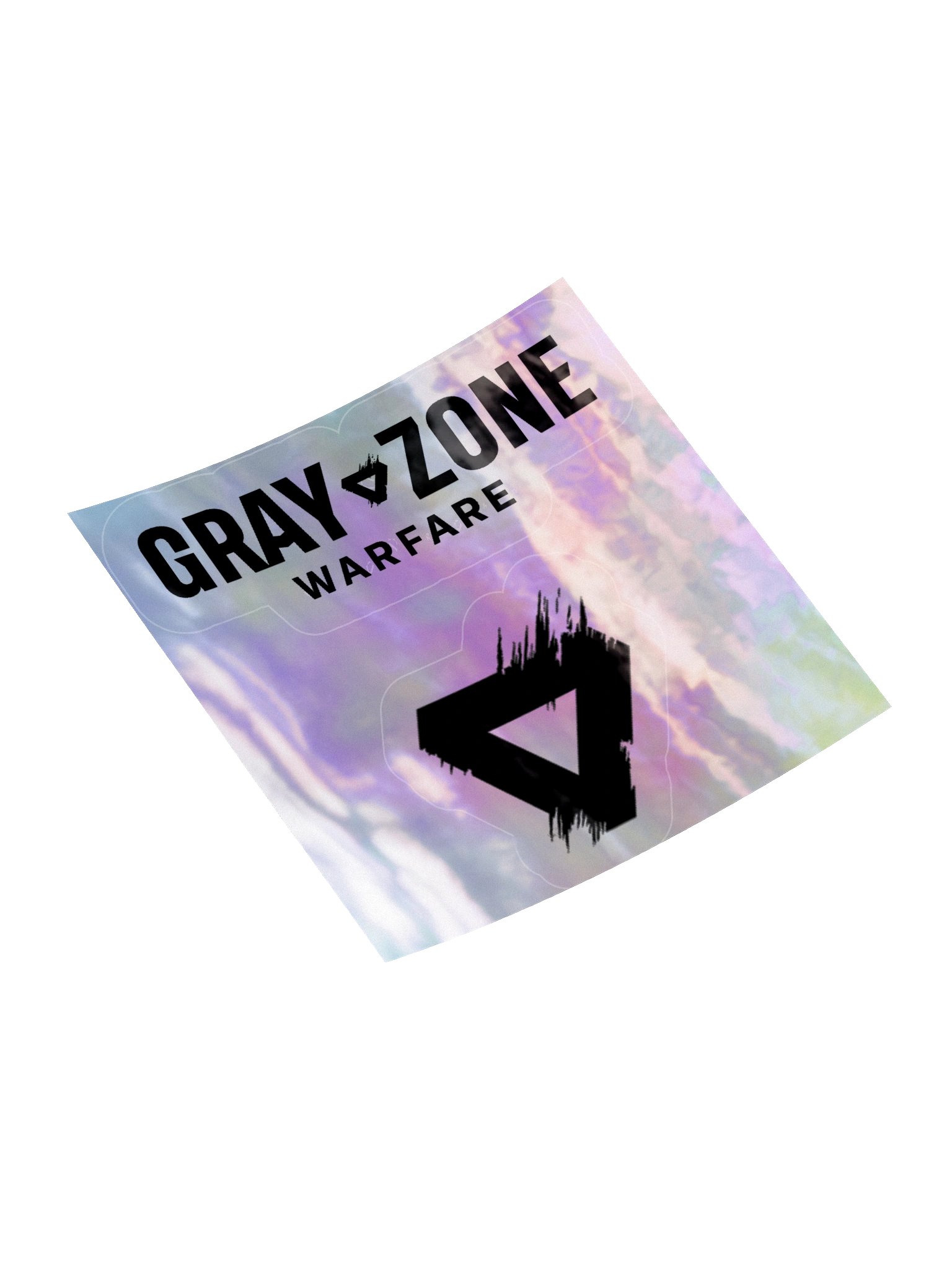 Gray Zone Warfare Holograhic Sticker - Black product image (4)