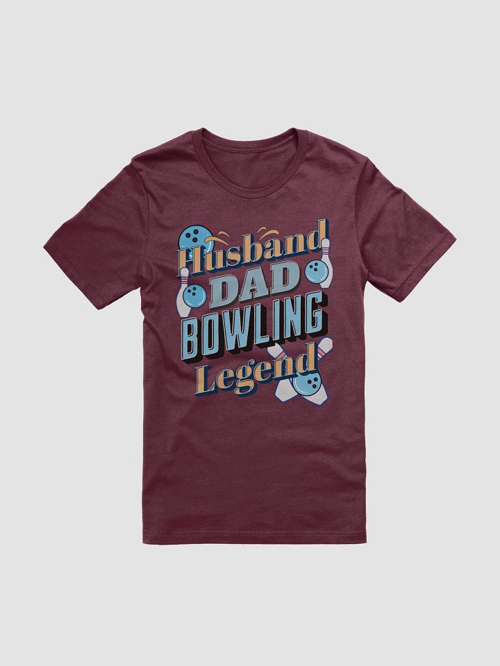 Husband Dad Bowling Legend Graphic T-Shirt product image (1)