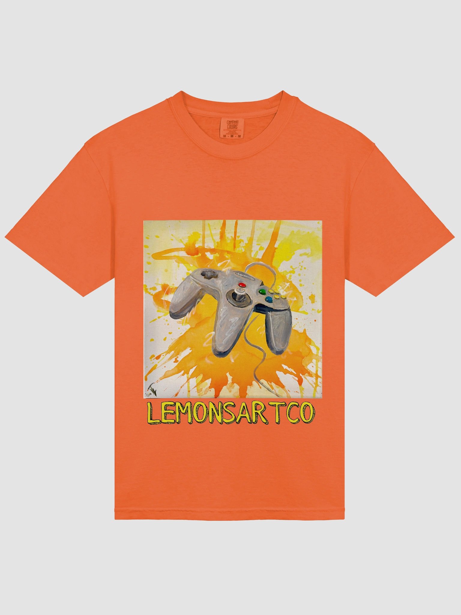 The Nintendo 64 | N64 Splatter Ultimate Comfort Heavyweight T-Shirt product image (37)